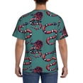 thumbnail image 2 of Rocae Snake And Rose for Men's Moisture-Wicking Crew Tee - T-Shirt for Sports, Outdoor Activities, and Casual Wear, 2 of 9