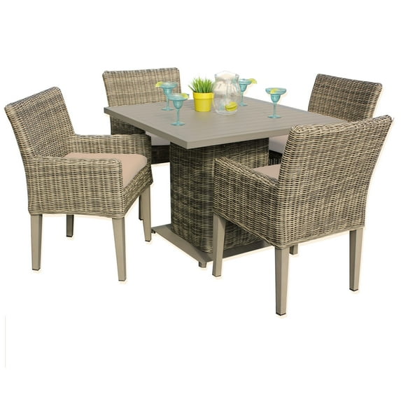 Royal Square Dining Table with 4 Chairs