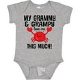 thumbnail image 3 of Inktastic My Grammy and Grampy Love Me Boys or Girls Baby Bodysuit, 3 of 5