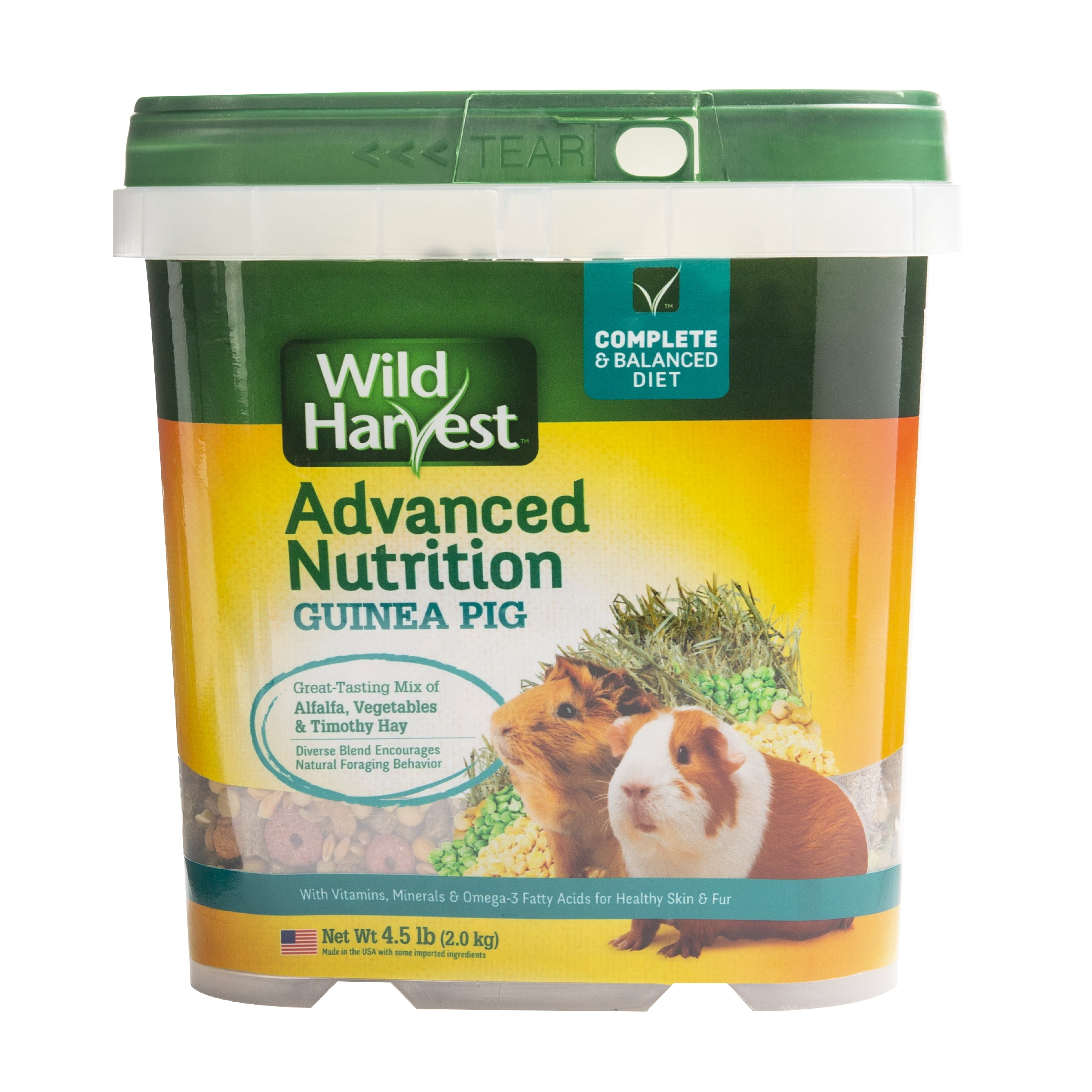 Wild Harvest Advanced Nut Diet, for Guinea Pigs, 4.5 lbs