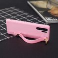 thumbnail image 2 of Case for Huawei P20 Pro, Rhinestone Painting Cloth Embossed Stylish Soft TPU Frame Glitter Thin Multicolor Soft Holder Stand Wrist Strap Full Protection Bumper,IBAOLE -Purple R-Darkpink Huawei P30 Pro, 2 of 6
