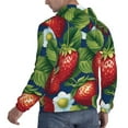 thumbnail image 6 of Salouo Strawberry2 Pattern Men's Fall Hoodie Sweatshirt,Sport Hoodie with Pockets for Men Pullover Casual Hooded Sweatshirt-Medium, 6 of 7