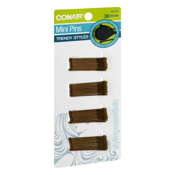 Conair Classic Mini Bobby Pins 1" for Updos and Styling of All Hair