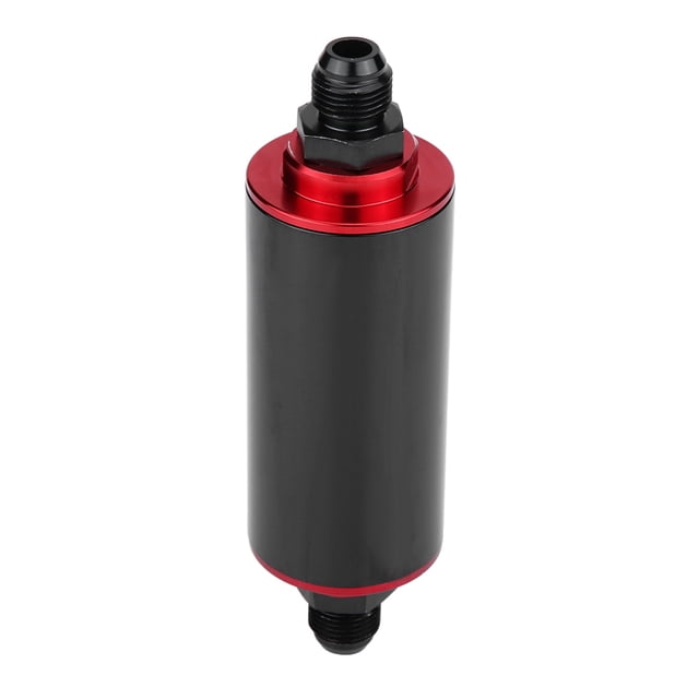 Un filtro de combustible, filtro de gasolina en línea de alto flujo AN6 de 100 micrones universal Filtro de gasolina Aspecto llamativo