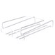 thumbnail image 1 of Soporte para copas de vino debajo del estante, colgador para copas de vino, estante para copas de vino debajo del gabinete, organizador de copas de vino de metal, sin taladros ni tornillos, hierro, 1 of 7