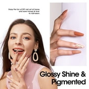 Gellen Gel Nail Polish Kit, 12 Colors the Elegant Neutrals Gel Polish Starter Kit - with 72W UV/LED Nail Lamp & Nail Base Coat & Glossy & Matte Top Coat Salon Manicure Set