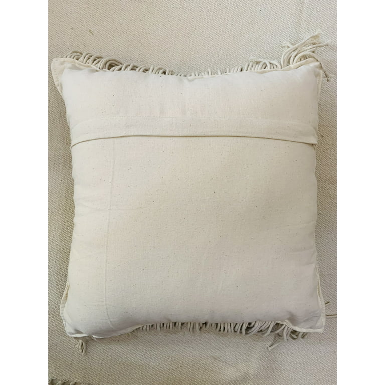Throw Pillow Covers, Macrame Cushion Case, Woven Boho Cushion Cover for Bed Sofa