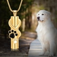 thumbnail image 4 of Pet Cylinder Cremation Urn Necklace for Ashes Memorial Keepsake Ashes Holder Urn Locket Cylinder Charm Pendant Necklaces for Dog Cat Ashes, 4 of 8