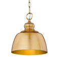 thumbnail image 5 of Wry Lighting Holmes 1-light Pendant in Modern Brushed Gold, 5 of 6