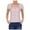 Pink, variant on MIXUE Boho Tops For Women Summer Solid Color Square Collar Short Puff Sleeve Stylish Casual Pullover Shirts For Women Tee Shirts Holiday Wear,White,S