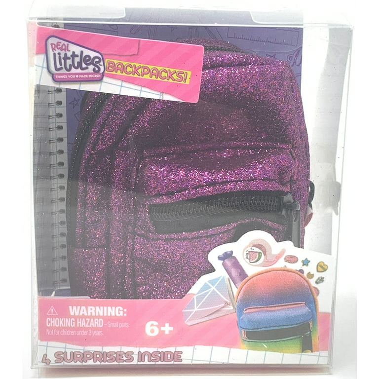 Shopkins Real Littles Bag Collection BUNNY BACKPACK w 6 Surprises Series 4  Minis