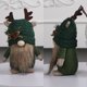 thumbnail image 5 of Elfo de Navidad Decoración de ventana Sombrero de asta de punto Regalos de Año Nuevo (Verde), 5 of 5