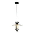 thumbnail image 3 of Lalia Home Iron 1 Light Elongated Pendant in Black, 3 of 8