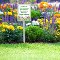 thumbnail image 3 of Eveokoki Let's Keep The Flower Beds Please Stay On The Path & Grass Yard Sign with Stake 8x12inch Rustproof Aluminum Signs with Stake Outdoor Decorations Yard Supplies for Home Garden Lawn, 3 of 6