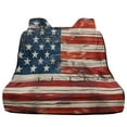 thumbnail image 5 of Drydeepin American Flag Car Back Seat Cover, 4th of July Patriotic Rear Bench Seat Towel Cover Breathable Non-Slip Rear Seat Cover Universal Fit for Sedans SUVs Truck Auto Interior Decor, 5 of 7