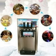 thumbnail image 2 of EQCOTWEA 3 Flavors Soft Ice Cream Machine Commercial Soft Serve Ice Cream Maker LCD Display Stainless Steel Ice Cream Maker 110V 1200W, 2 of 10