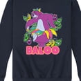 thumbnail image 3 of Disney - The Jungle Book - Baloo Stickers - Men's Crew Fleece Sweatshirt, 3 of 5
