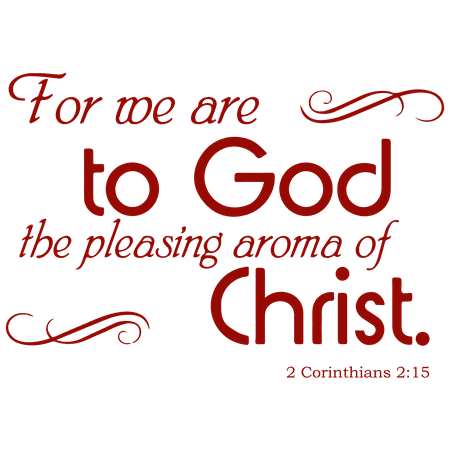 2 Corinthians 215 For We Are To God The Pleasingâ Vinyl Decal Sticker Quote Large Dark Red Walmartcom