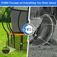 thumbnail image 3 of YORIN Trampoline for 10 Kids, 16 FT Trampoline for Adults with Enclosure Net, Basketball Hoop, Ladder, 1500LBS Outdoor Recreational Trampoline, Heavy Duty Trampoline with Light, Sprinkler, Socks, 3 of 8
