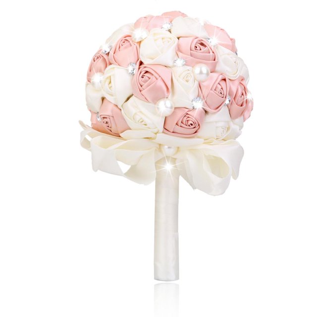 Decoración floral de la boda de de honor de del sostenedor artificiales Sunnimix Ramo de novia