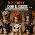 thumbnail image 2 of DIY Crochet Creature Hood Hat Kit,Halloween Fantasy Earflap Beanie with 3D Construction,Complete Crochet Starter Set for Adults Beginners,Handmade Cosplay Party Headwear Gift (J), 2 of 7