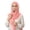 #0269-Pink, variant on Karight Womens Chiffon Hijab Scarf Lightweight Solid Color Breathable Sheer Head Wrap