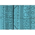 thumbnail image 1 of Ahgly Company Indoor Rectangle Oriental Light Blue Industrial Area Rugs, 5' x 7', 1 of 4