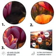 thumbnail image 3 of Designart "Tulips landscapes Of Color V" Floral Metal Wall Art, 3 of 5
