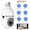 White-1 Camera, variant on 1080P Light Bulb Security Camera | 5G WiFi, Color Night Vision, Motion Detection, Two-Way Audio, Audible Alarm, Indoor Outdoor Use