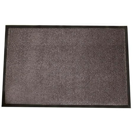 Durable 654S46BN Wipe-N-Walk Entrance Mat 4 x 6 in. - Brown
