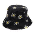 thumbnail image 1 of Niñas Adultos Mujer Sombrero de cubo Lindo Sombrero de pescador Gorra esponjosa negro Zulema sombrero de pescador de mujer, 1 of 7