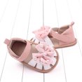 thumbnail image 7 of Linfrsh Baby Girl Boy Sandals Comfort Breathable Summer Outdoor Casual Beach Shoes Bowknot Anti Slip Rubber Sole Toddler First Walking Shoes(Pink,0-6 Months), 7 of 7