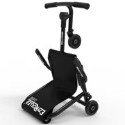 EzyRoller: Classic - Black Magic - Ride-On Scooter, Cambering Motion, Pedal Free Cart, Hand Brakes, Extendable Frame, 154lb Capacity, Kids-Teens 4+