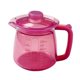 thumbnail image 4 of Tetera de silicona, jarra de agua, portátil, con mango ergonómico, dispensador de aceite, cafetera, tetera. rojo violáceo, 4 of 9