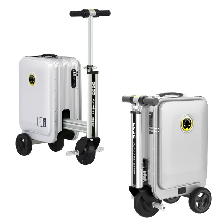 SE3S Airwheel Smart Rideable Suitcase, Lightweight Electric Luggage Scooter  For Travel With Digital Lock, Waterproof And Lightweight 