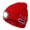 Red, variant on Bluetooth Beanie with the Light, Unique Tech Gifts for Men Husband Him Teen, Wireless Headphones for Fishing Jogging Working, Christmas Stocking Red