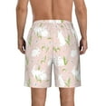 thumbnail image 3 of Naloa Rabbit Men's Beach Shorts, Surfing shorts, Swim trunks, Quick Dry Swim Trunks for Surfing Beach Fun - XX-Large, 3 of 9
