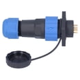 thumbnail image 4 of Waterproof Power Connector, Aviation Plug Socket 250V 5A  IP68 Protection  For Communication Equipments For Instrumentations 8 Pin,9 Pin,10 Pin,12 Pin,14 Pin, 4 of 8