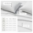thumbnail image 4 of 100% Organic Cotton Jersey Sheet Set - Soft, Breathable, Stretchy 3-Piece Bedding Set (Twin / Twin XL, White), 4 of 5