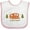 White and Pink, variant on Inktastic Rather Be Camping C3 Boys or Girls Baby Bib