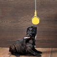 thumbnail image 3 of Pelota de juguete interactivo para masticar con cuerda EVA, portátil, resistente a mordeduras, para entrenamiento de perros (amarilla), 3 of 11