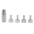 thumbnail image 2 of Airbrush quick disconnect coupler release fitting Adapter with 5 Male fitting, 1/8" M-F, 2 of 5