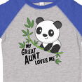 thumbnail image 4 of Inktastic My Great Aunt Loves Me- Cute Panda Boys or Girls Toddler T-Shirt, 4 of 5