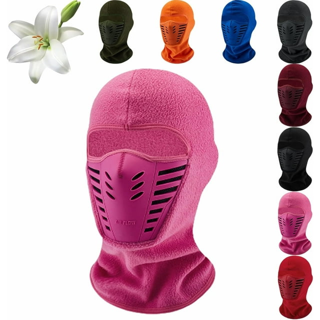 Anti Haze Balaclava, Winter Rider Warm Anti-Haze Balaclava, Windproof & Breathable for Motorcycle Skiing