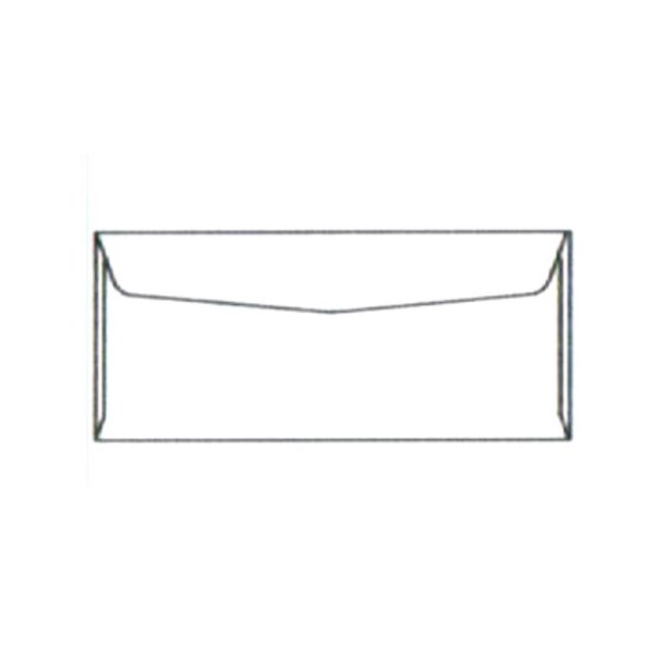 No. 11 Side Seam Regular White Envelopes, 41/2" x 103/8", Western
