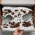 thumbnail image 3 of Customuart Cow Print Shoes for Women Fashion Sneakers Brown Size 11.5, 3 of 5