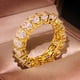 thumbnail image 1 of Impresionante anillo de moda brillante: joya llamativa con diamantes de imitación de talla brillante, ideal como regalo de cumpleaños, para fiestas y para uso diario., 1 of 6