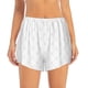 thumbnail image 2 of Balery Travel Around The World Airplane Pantalones cortos deportivos para mujer con forro y dos bolsillos, elásticos, para entrenamiento, gimnasio, yoga-XX-Large, 2 of 7