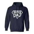 thumbnail image 2 of Veracco Super Dad Ever Hoodie Sweatshirt | Unisex | for Men and Women (Navy), 2 of 4