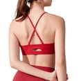 thumbnail image 3 of cocolona Womens Strappy Crisscross Sports Bras Workout Lightweight Breathable Running Yoga Bras Gym Camis, 3 of 4
